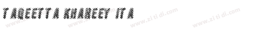 Taqeetta Khareey Ita字体转换